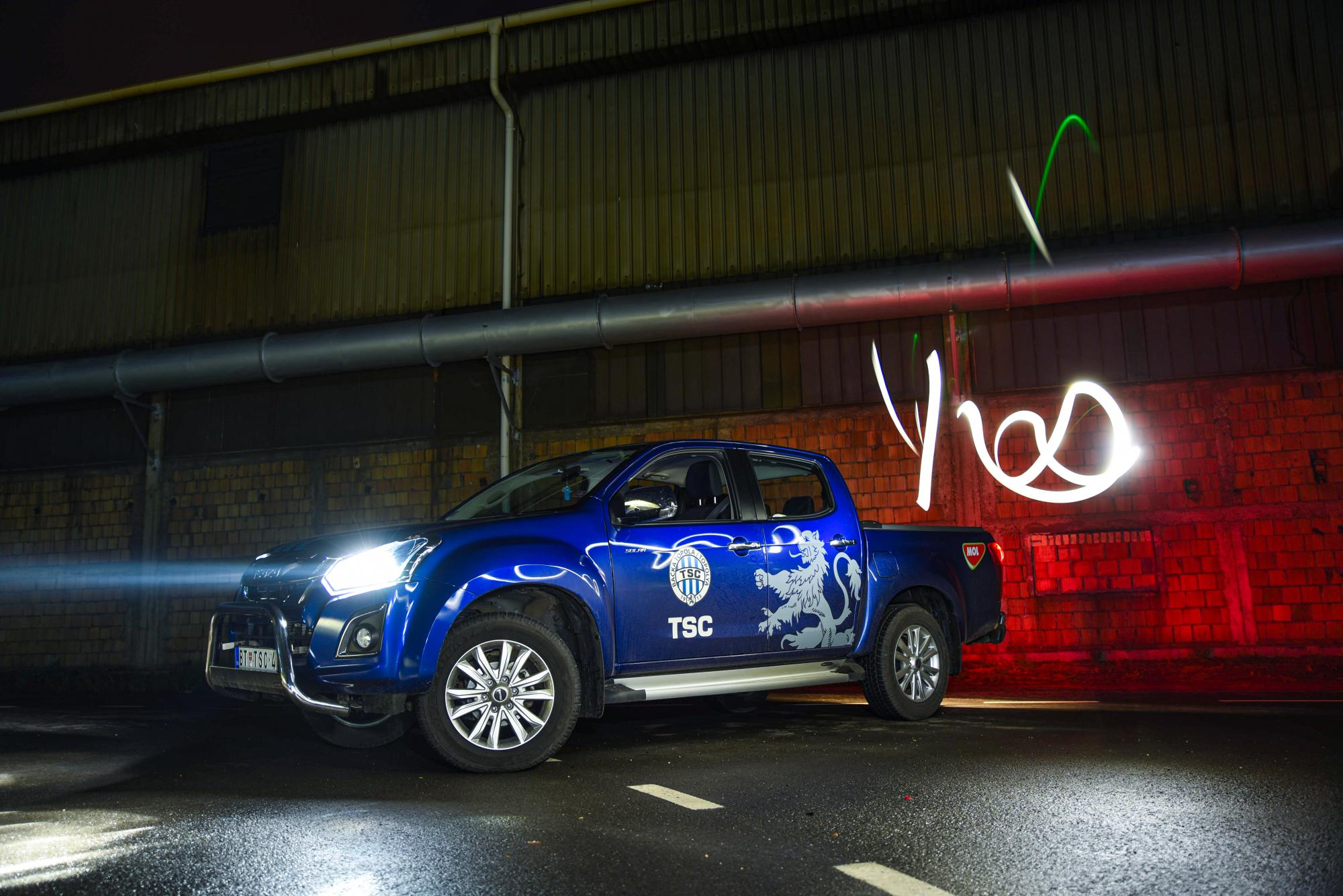 Isuzu D-Max zvanično vozilo Fudbalskog kluba TSC